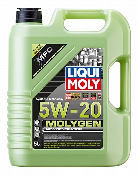 НС-синтетическое моторное масло Molygen New Generation 5W-20 5л