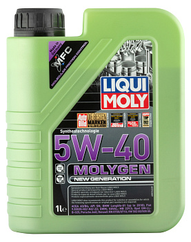 НС-синтетическое моторное масло Molygen New Generation 5W-40 1л 8576