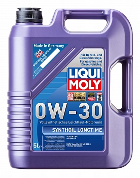 Синтетическое моторное масло Synthoil Longtime 0W-30 5л