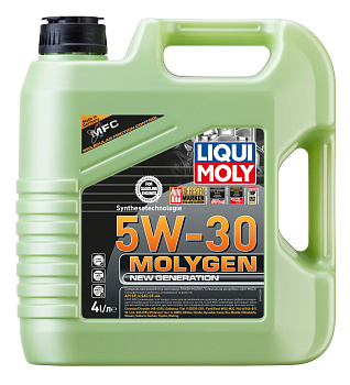 НС-синтетическое моторное масло Molygen New Generation 5W-30, 4л