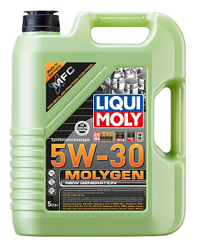 НС-синтетическое моторное масло Molygen New Generation 5W-30, 5л