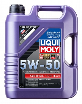 Синтетическое моторное масло Synthoil High Tech 5W-50 5л