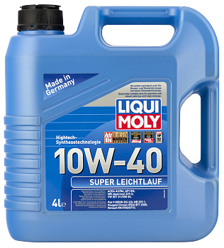 НС-синтетическое моторное масло Super Leichtlauf 10W-40, 4л