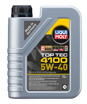 НС-синтетическое моторное масло Top Tec 4100 5W-40 1л арт 9510