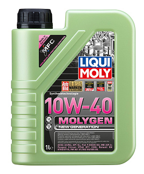 НС-синтетическое моторное масло Molygen New Generation 10W-40, 1л