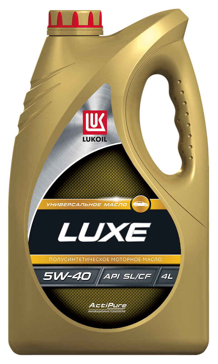 LUKOIL 19190 LUXE SEMI-SYNTHETIC 5W-40 4л масло моторное полусинтетическое
