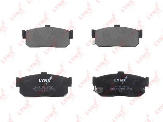 LYNXauto BD5702 Колодки тормозные дисковые зад NISSAN Maxima QX (A32 33) Almera (N15-N16) Sunny(N14)