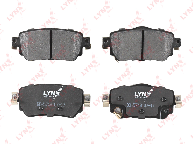 LYNXauto BD5748 Колодки тормозные дисковые зад Nissan Qashqai (J11) 2014>  X-Trail (T32R) 2014>