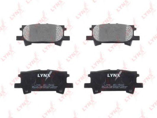 LYNXauto BD7534 Колодки тормозные дисковые зад LEXUS RX300 330 350 03>