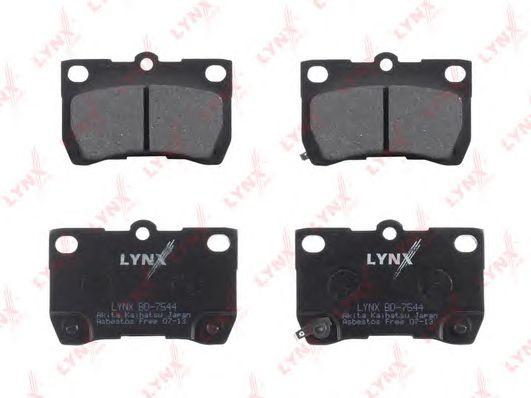 LYNXauto BD7544 Колодки тормозные дисковые зад LEXUS GS300 >06 Mark X 04> Crown 04>