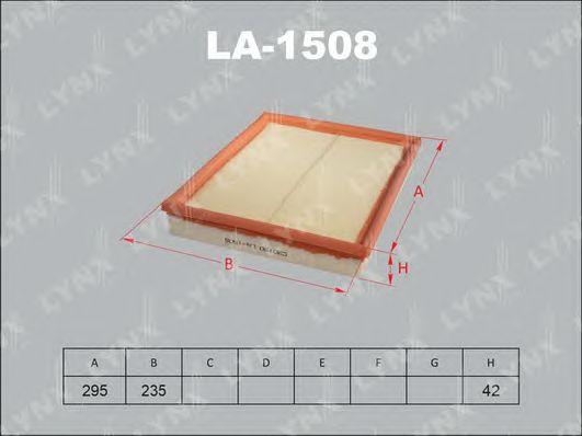 LYNXauto LA1508 Фильтр воздушный OPEL Astra B 1.2 16V-2.0 02 98->