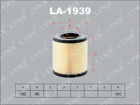 LYNXauto LA1939 Фильтр воздушный AUDI A6 (4F C6) 04-11