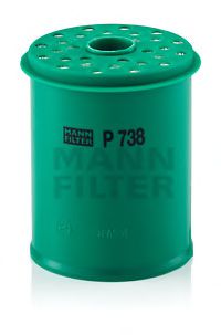 Фильтр топливный P738x MANN-FILTER