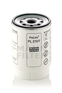 Фильтр топливный к PreLine (КАМАЗ) PL2707X MANN-FILTER