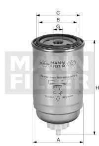 Фильтр топливный WDK7245 MANN-FILTER