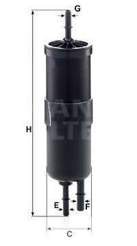 Фильтр топливный WK6030 MANN-FILTER