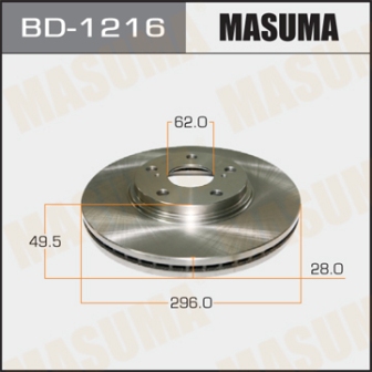 Диск тормозной  Masuma  BD1216  HARRIER ACU1, MCU1, SXU1