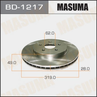 Диск тормозной  Masuma  BD1217   BD1243 HARRIER ACU3, GSU3, MCU3