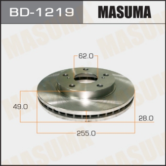 Диск тормозной  Masuma  BD1219  IPSUM CXM10, SXM1