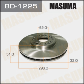 Диск тормозной  Masuma  BD1225  MARKII GX90, 10, JZX9, 10