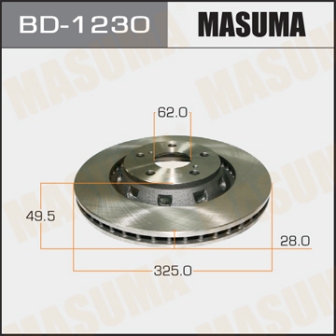 Диск тормозной  Masuma  BD1230  VENZA AGV1, GGV1