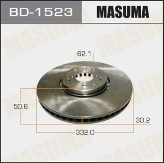 Диск тормозной  Masuma  BD1523  front LEXUS GS460430350  RH