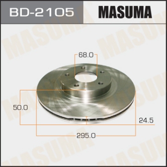 Диск тормозной  Masuma  BD2105  TEANA J31, PRIMERA P12  0108