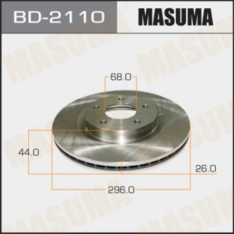 Диск тормозной  Masuma  BD2110  DUALIS JAPAN J10  10