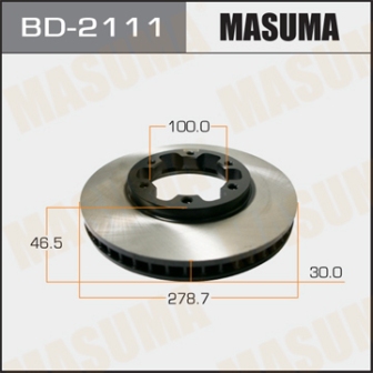 Диск тормозной  Masuma  BD2111  front ATLAS F24