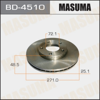 Диск тормозной  Masuma  BD4510  front MAZDA3