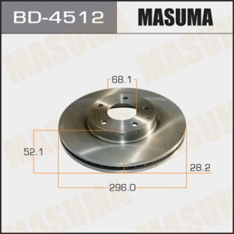 Диск тормозной  Masuma  BD4512  front CX5