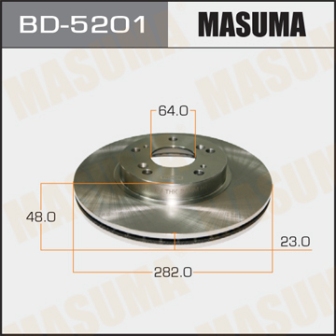 Диск тормозной  Masuma  BD5201  CIVIC, FRV, STREAM, CRV