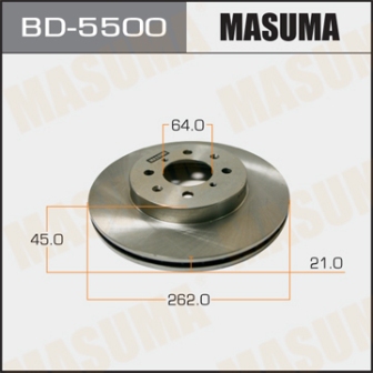 Диск тормозной  Masuma  BD5500  front CIVIC EN2