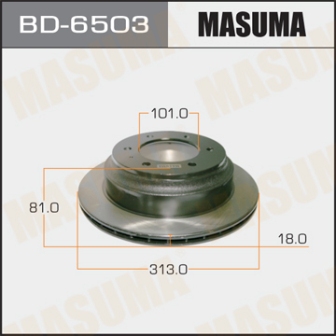 Диск тормозной  Masuma  BD6503   rear BIGHORN  UBS73GW