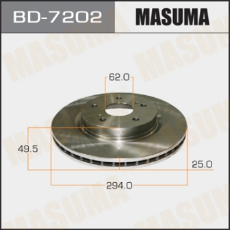 Диск тормозной  Masuma  BD7202  GRAND VITARA II  05