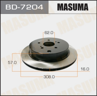 Диск тормозной  Masuma  BD7204  rear ESCUDO