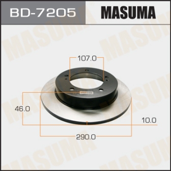 Диск тормозной  Masuma  BD7205  front JIMNY SN413V2