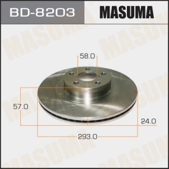 Диск тормозной  Masuma  BD8203  FORESTER, IMPREZA  01
