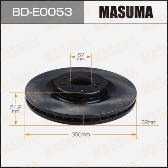 Диск тормозной  Masuma  BDE0053  front