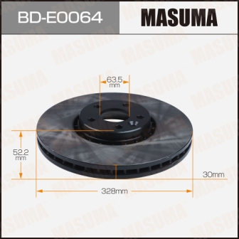 Диск тормозной  Masuma  BDE0064  front VOLVO XC60   10
