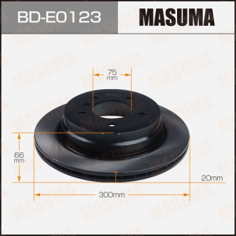 Диск тормозной  Masuma  BDE0123  rear