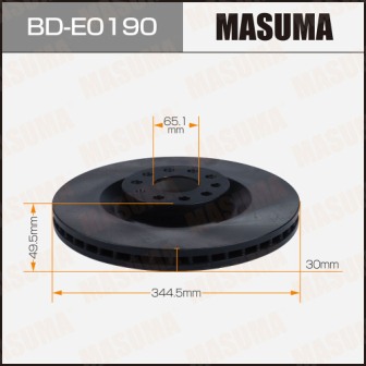 Диск тормозной  Masuma  BDE0190  front A3GOLFPASSAT
