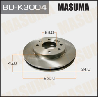 Диск тормозной  Masuma  BDK3004  front KIA