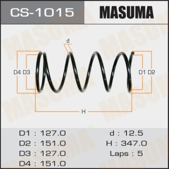 Пружина подвески Masuma CS-1015 front COROLLA AE100, AE111, AE114, CE114