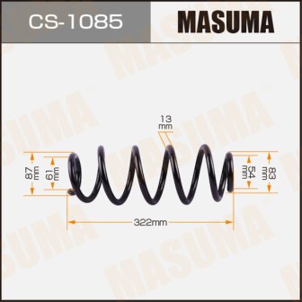 Пружина подвески Masuma CS-1085 rear PRIUS  ZVW50