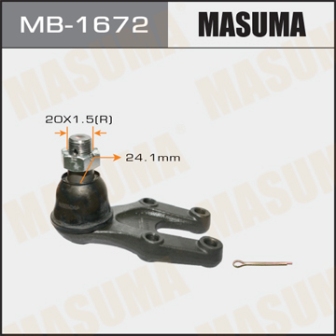 Шаровая опора Masuma MB-1672 front low BONGO, SK82V, SK22T