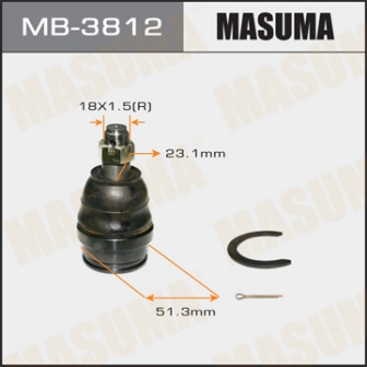 Шаровая опора Masuma MB-3812  front low HDJ101, UZJ101