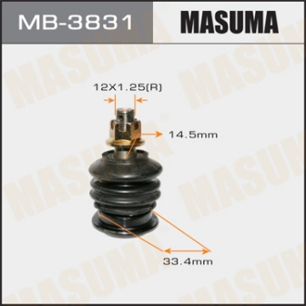 Шаровая опора Masuma MB-3831  front up X9, X10