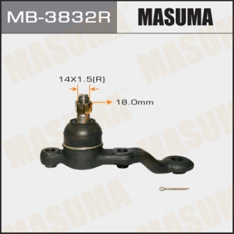 Шаровая опора Masuma MB-3832R front low MARK II, CRESTA, CHASER, GX100, JZX100, JZX101, LX100
