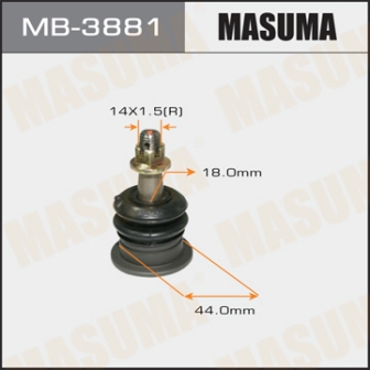Шаровая опора Masuma MB-3881 , front up HILUX, KUN1, 2 04-